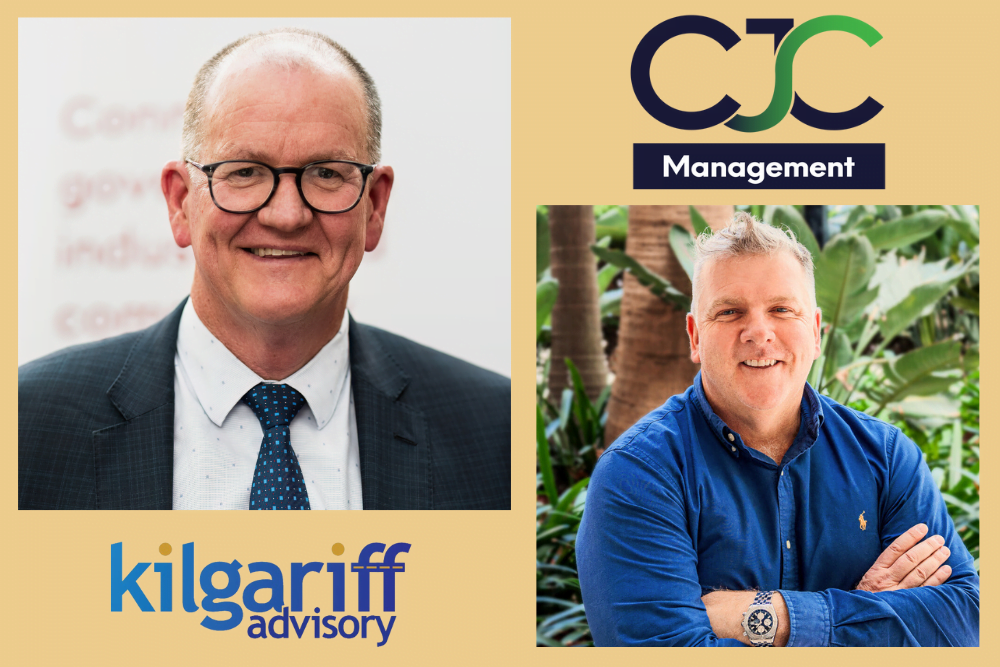 Principal of Kilgariff Advisory (former Roads Australia CEO and former Managing Director of the Australian Logistics Council) Michael Kilgariff and CJC Management Group Managing Director Colin Calder