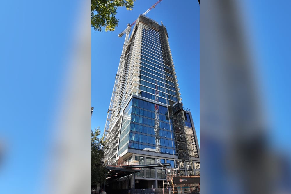Victoria Tower Adelaide celebrates topping out